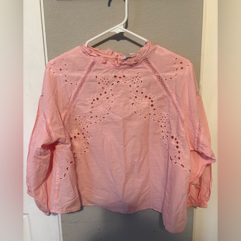 Zara Women's Pink Blouse